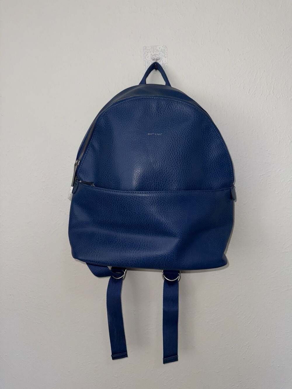 Matt & Nat July Vegan Leather Backpack in Ink Dwell Collection